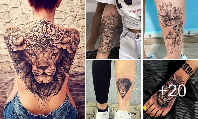Tatuajes de leones